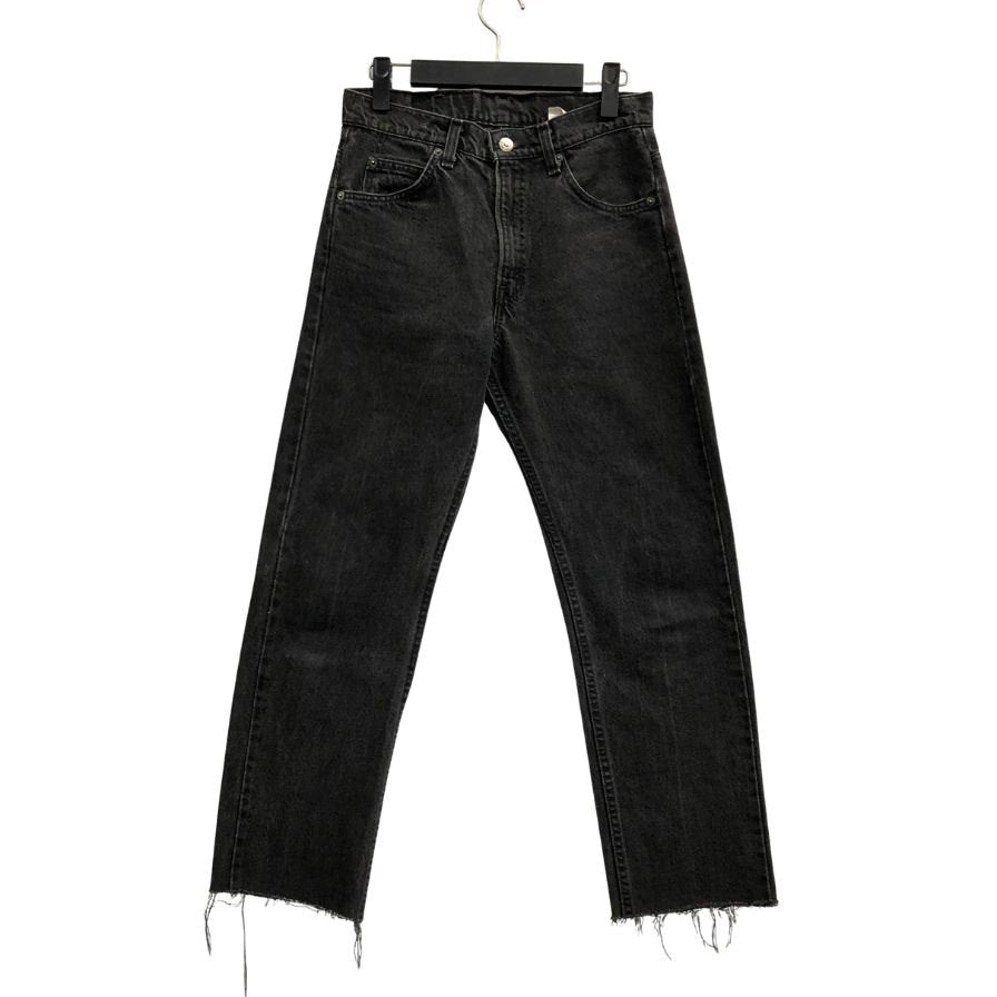 リーバイス デニム 506 STUDENT 90S ボタン裏554 USA製 ブラック レディース W27 L30 LEVI’S 【AFB20】