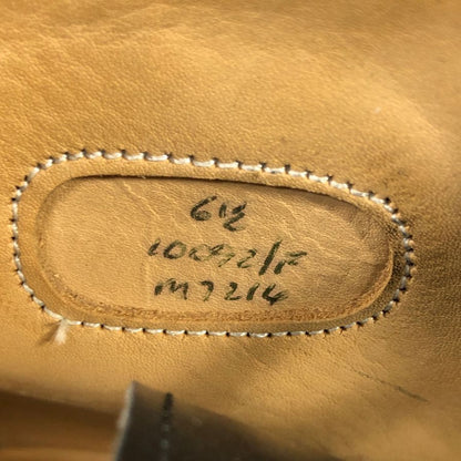 ポールスミス レザーシューズ Uチップ レースアップブーツ イングランド製 メンズ サイズ UK6.5 ブラック PaulSmith 約25.5cm【AFC53】