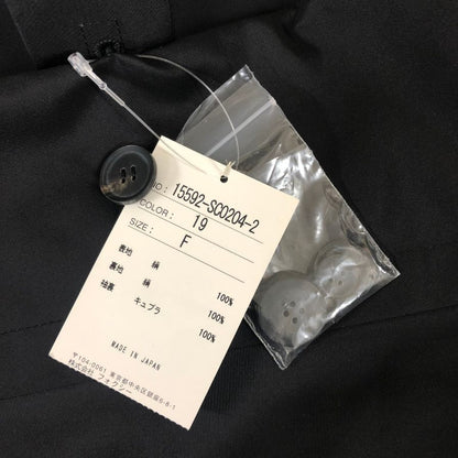 極美品◆フォクシー トレンチコート シルク ブラック レディース サイズF 15592 FOXEY 【AFA3】