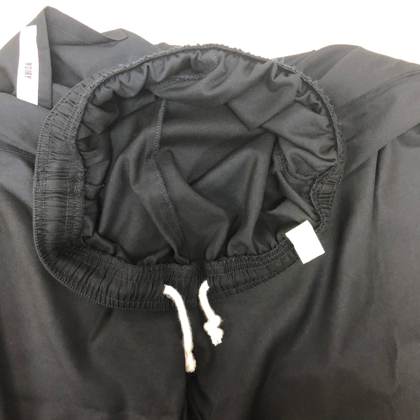 美品◆ヴォイリー セットアップ カジュアル イージーパンツ ネイビー系 メンズ フリーサイズ VOIRY 【AFB19】