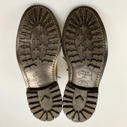 トリッカーズ レースアップブーツ モンキーブーツ M6087 ベージュ系 メンズ サイズ8 Tricker’s ブーツ 約26.5cm【LA】【中古】