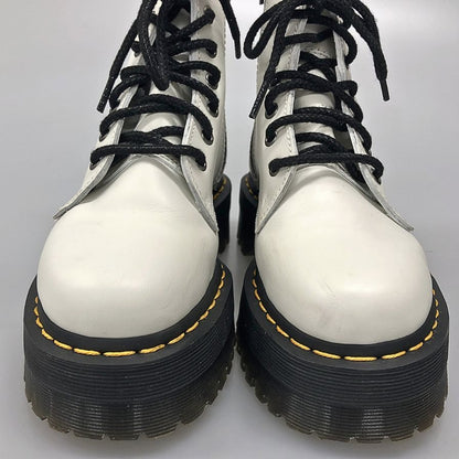 ドクターマーチン レースアップブーツ ジェイドン サイドジップ レザー 15265100 ホワイト レディース サイズUK4 Dr.MARTENS JADON 約23.0cm【AFD6】