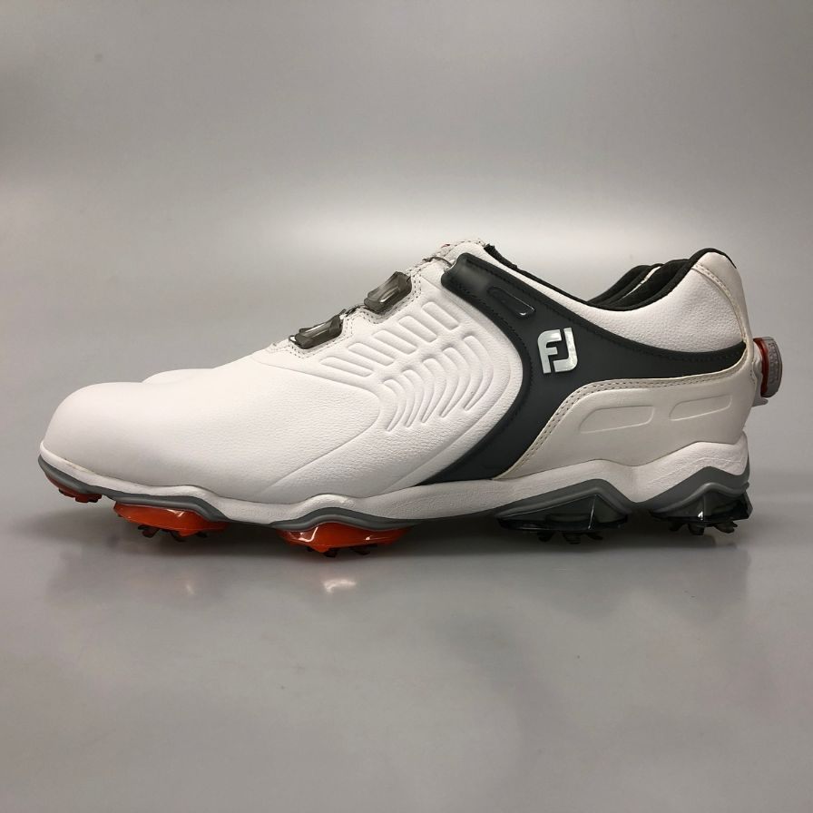 フットジョイ ゴルフシューズ レザー ローカット ダイヤルワイヤー式 ホワイト メンズ サイズ11.5 FJ FootJoy TOURS-S 約29.5cm【AFC46】