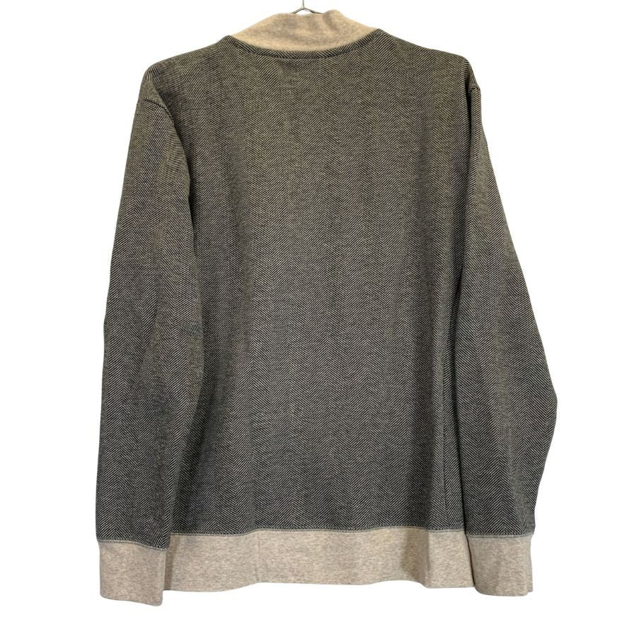 美品◆ポールスミス ジップアップカーディガン ボーダー柄 メンズ サイズM Paul Smith 【AFB19】
