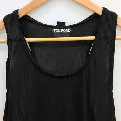 極美品◆トムフォード トップス タンクトップ レーヨン イタリア製 レディース サイズ40 ブラック TOMFORD 【AFB46】