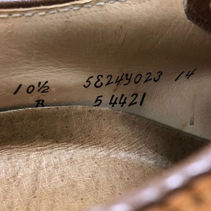 オールデン レザーシューズ 54421 カーフ ライトブラウン Vチップ サイズ10.5 ALDEN ビジネスシューズ 約28.5cm【LA】【中古】