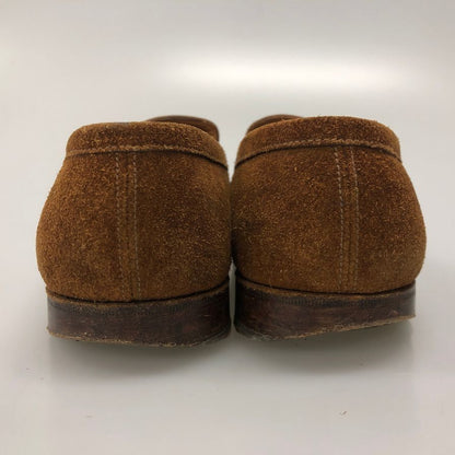 ジェイエムウエストン 180シグニチャー ローファー スエード ブラウン UK6D J.M.WESTON 約24.5cm【AFC31】