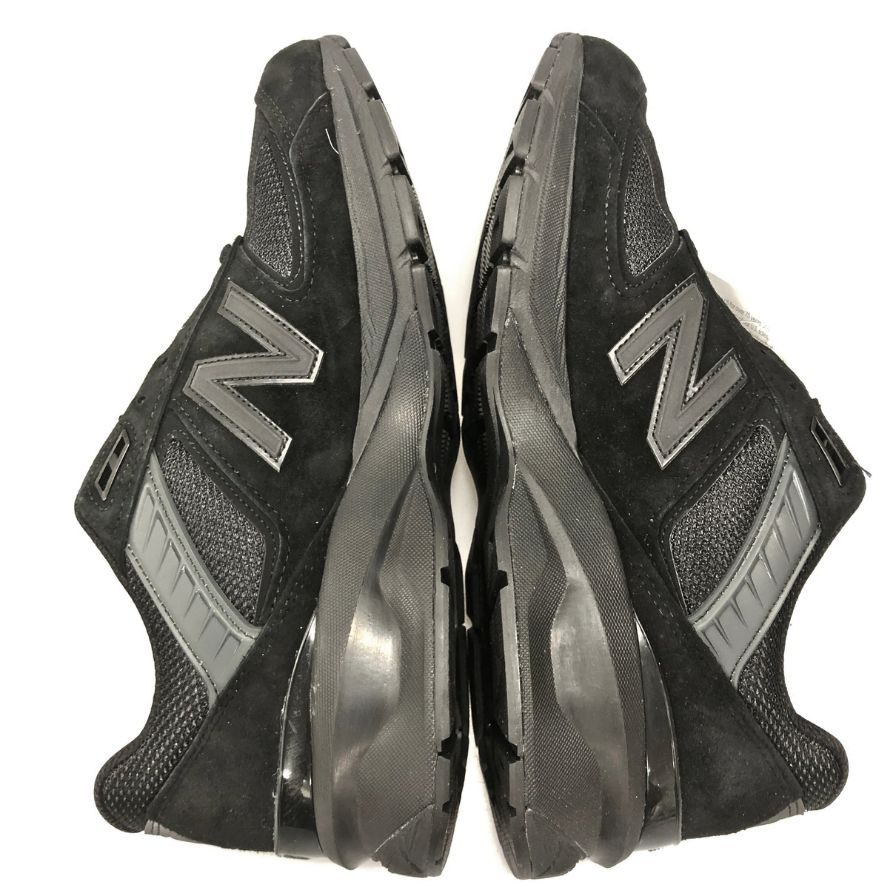 ニューバランス ローカットスニーカー スウェード メッシュ M990BB5 トリプル ブラック メンズ サイズ28.5cm New Balance 約28.5cm【AFD13】