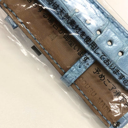 フランクミュラー ベルト 5850 クロコ メンズ 水色系 FRANCK MULLER【AFI16】