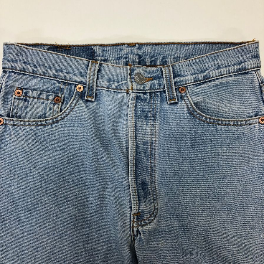 リーバイス デニム 501 95年製 ボタン裏501 USA製 インディゴ メンズ W29 L36 LEVI’S 【AFB36】