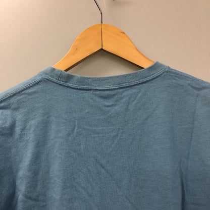 中古◆ヘリーハンセン 半袖Tシャツ 胸ジップポケット ブルー メンズ サイズM HELLY HANSEN 【AFB26】