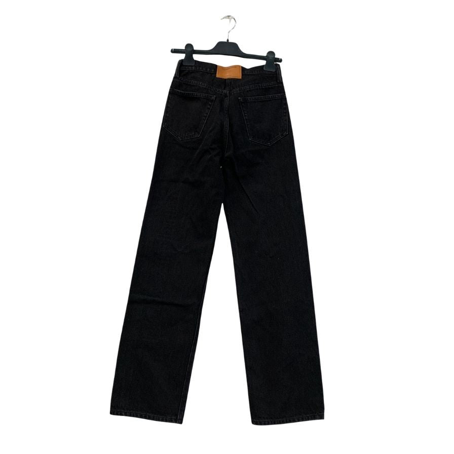 アレキサンダーワン デニムパンツ ロゴ ブラック メンズ サイズ24 alexander wang 【AFB32】