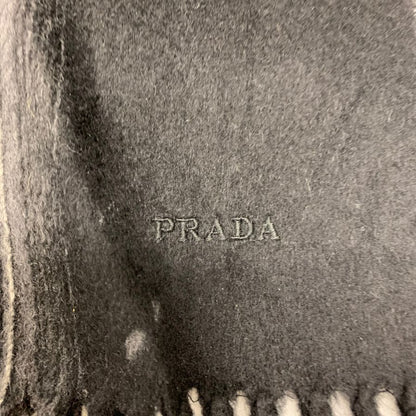 中古◆プラダ マフラー ブラック メンズ PRADA【AFI21】