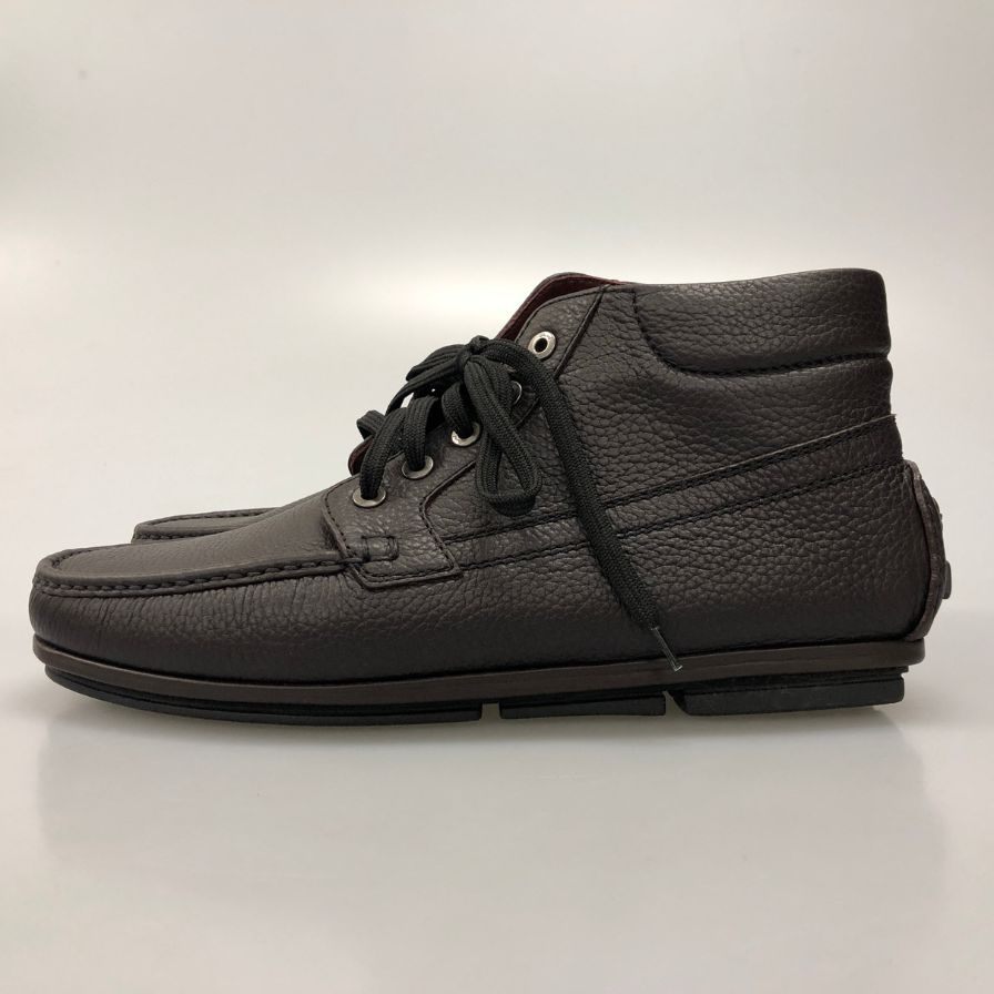ブリオーニ ブーツ ドライビングシューズ シボレザー モカシン メンズ ブラウン サイズ US9 Brioni 約27.0cm【AFC42】