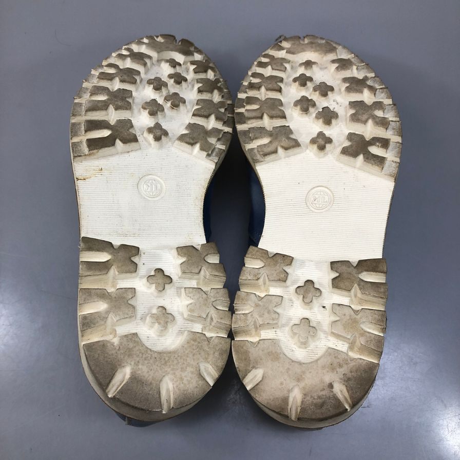 メックス モカシンシューズ チロリアン ヌバック レザー ブルー メンズ サイズ41 mec`s 約26.0cm【AFD4】
