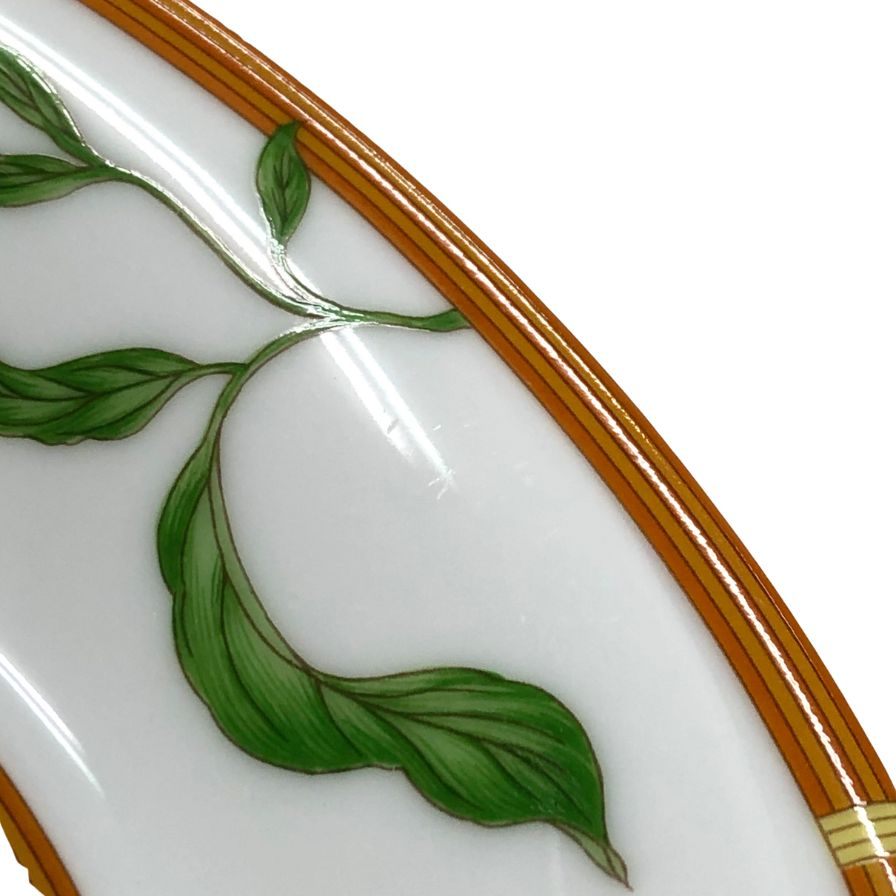 エルメス シエスタ ディーププレート 花柄 総柄 約19.5㎝ HERMES【AFI28】【中古】