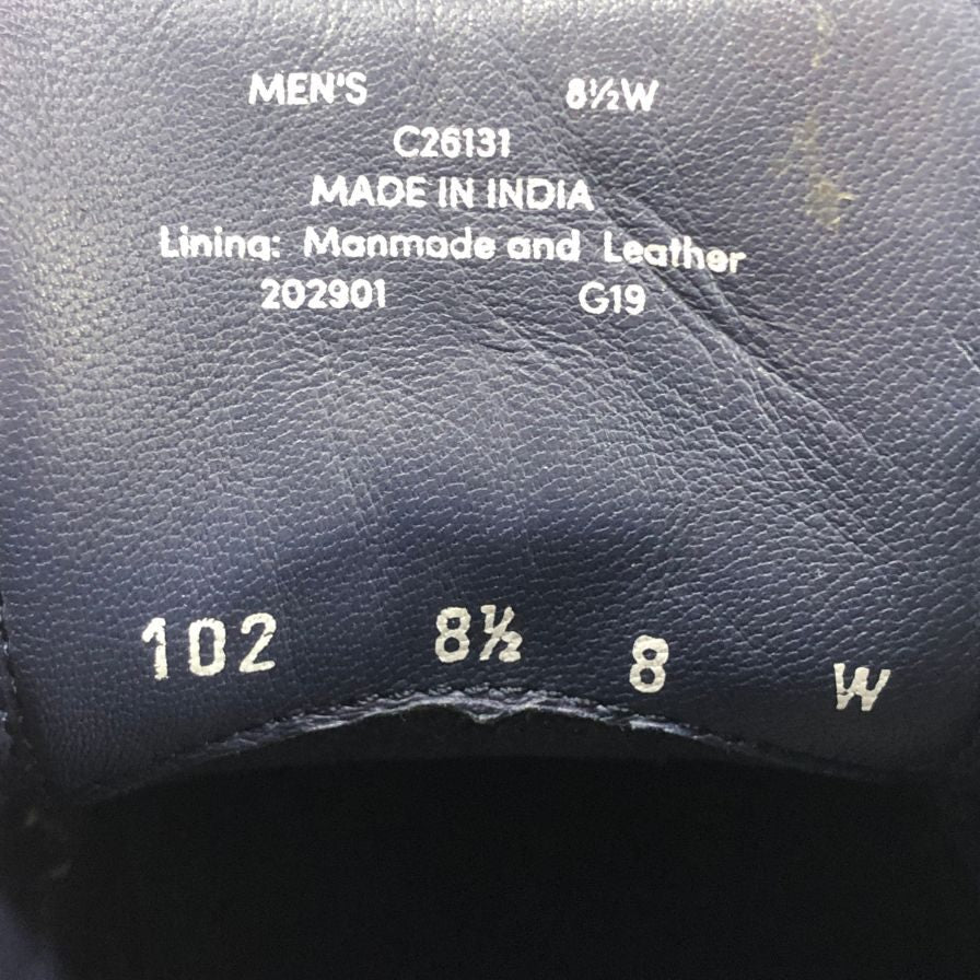 コールハーン チャッカブーツ グレインレザー×スエード コンビ C26131 メンズ ブラック サイズUK8.5 COLE HAAN 約27.0cm【AFD2】