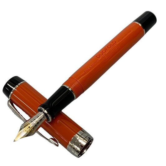 パーカー 万年筆 デュオフォールド クラシック ビッグレッドCT センテニアル ペン先18K 750 レッド シルバー PARKER【AFI18-2】