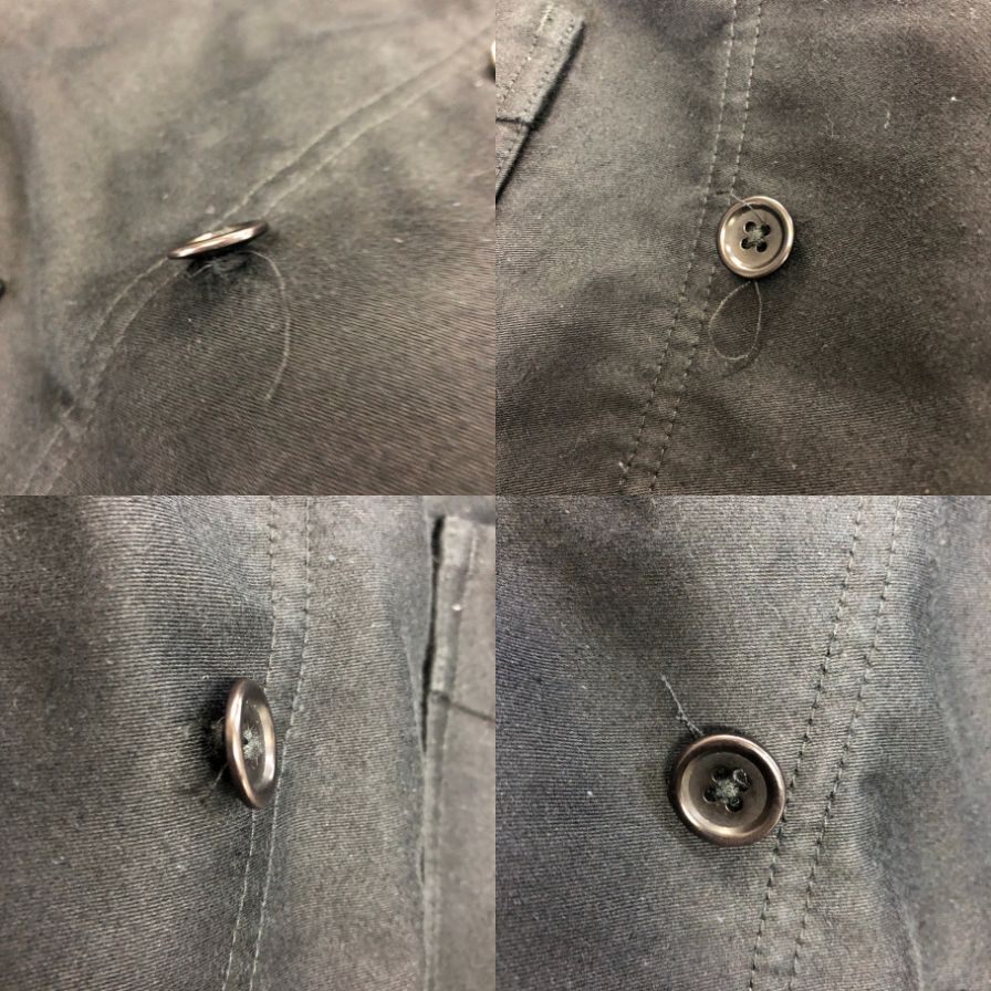 美品◆アナトミカ ル メートル ド トゥース コットン リファー ダブル ジャケット  メンズ サイズ 48 ブラック  ANATOMICA LE MAÎTRE DE TOUS 【AFF21】