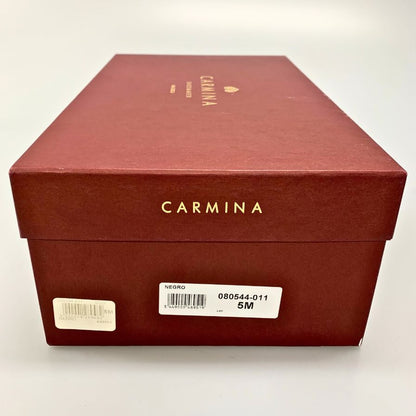 カルミナ トレーディングポスト別注 ダブルモンクシューズ 80544 ボックスカーフ レインラスト ブラック メンズ サイズ5.5E CARMINA ビジネスシューズ 約24.0cm【LA】【中古】