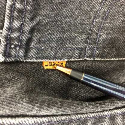 リーバイス デニム 506 STUDENT 90S ボタン裏554 USA製 ブラック レディース W27 L30 LEVI’S 【AFB20】