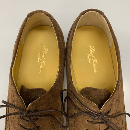 ロイドフットウェア レザーシューズ 2826ER04 ウイングチップ スエード メンズ サイズ7 ブラウン系 Lloyd Footwear 約25.5cm【AFD3】