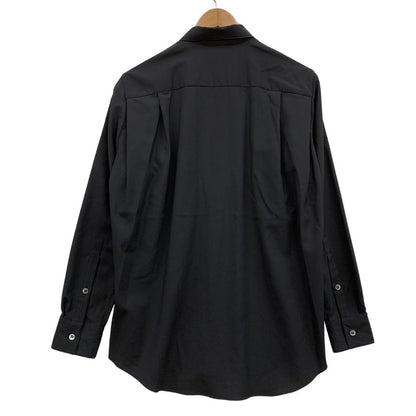 美品◆オーバーコート 長袖シャツ ブラック メンズ サイズ00 OVERCOAT 【AFB51】