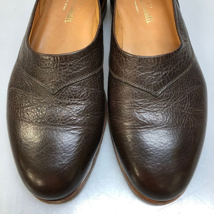 フラテッリジャコメッティ ローファー スリッポン シボレザー ブラウン サイズ40.5 F.LLI Giacometti 約25.5cm【AFC29】