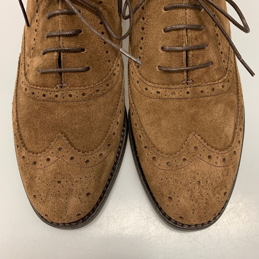 ロイドフットウェア レザーシューズ 2826ER04 ウイングチップ スエード メンズ サイズ7 ブラウン系 Lloyd Footwear 約25.5cm【AFD3】