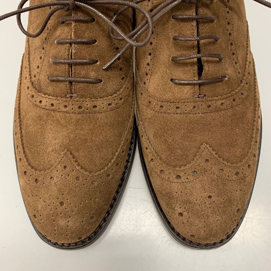 ロイドフットウェア レザーシューズ 2826ER04 ウイングチップ スエード メンズ サイズ7 ブラウン系 Lloyd Footwear 約25.5cm【AFD13】