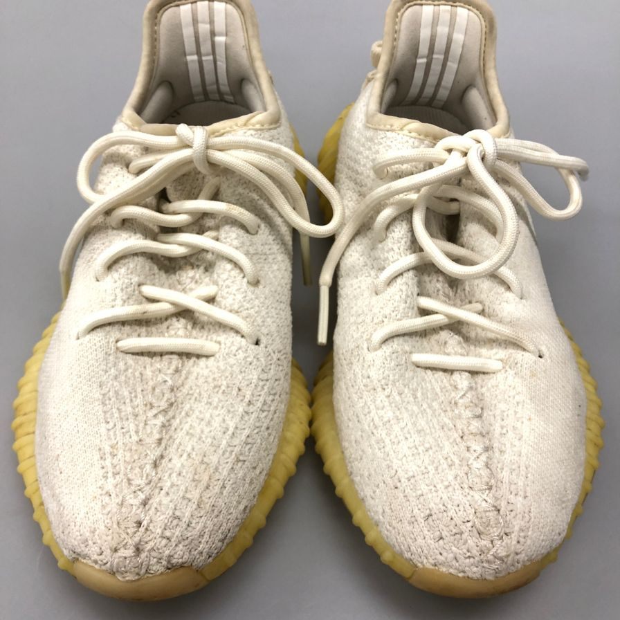 アディダス スニーカー イージー ブースト350 V2 レディース サイズ22.5cm ホワイト adidas YEEZY BOOS 約22.5cm【AFC29】
