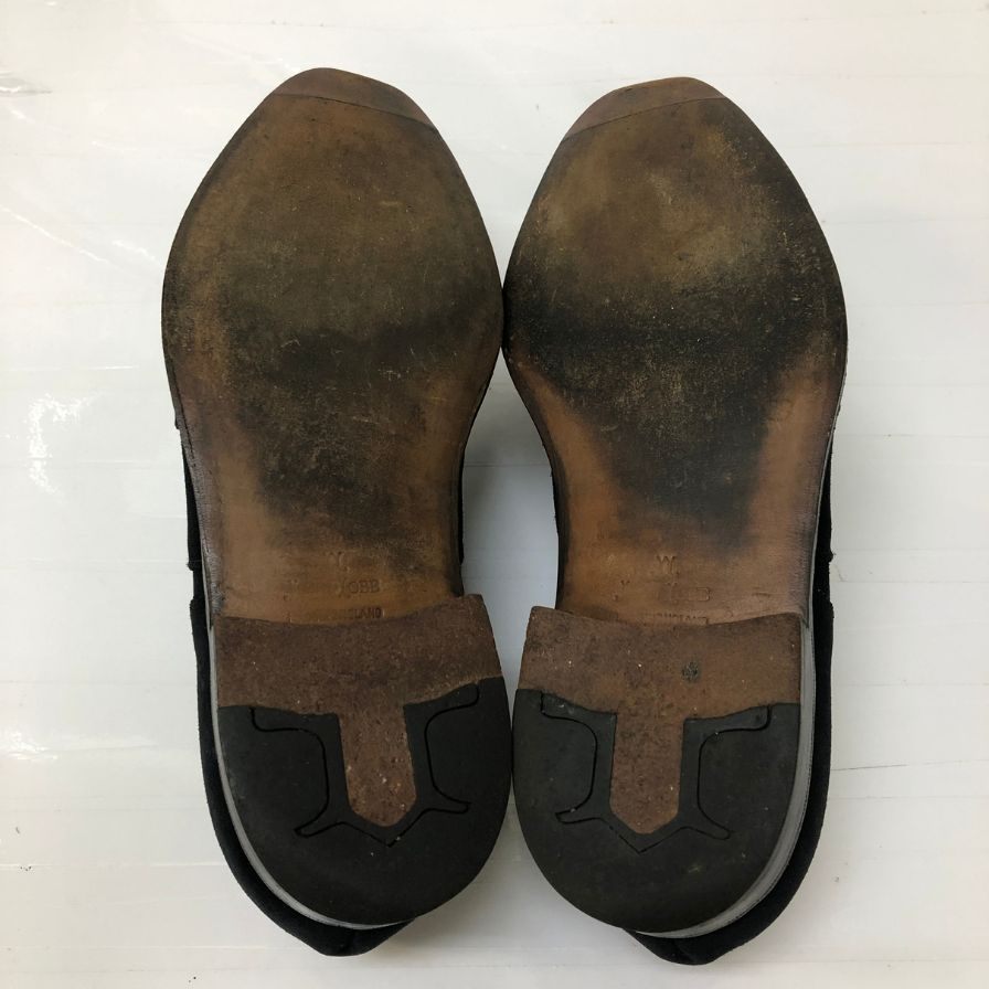 ジョンロブ ウィドナー  内羽根 スウェード メンズ6E ネイビー JOHN LOBB ビジネスシューズ 約24.5cm【LA】【中古】