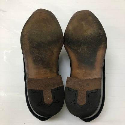 ジョンロブ ウィドナー  内羽根 スウェード メンズ6E ネイビー JOHN LOBB ビジネスシューズ 約24.5cm【LA】【中古】