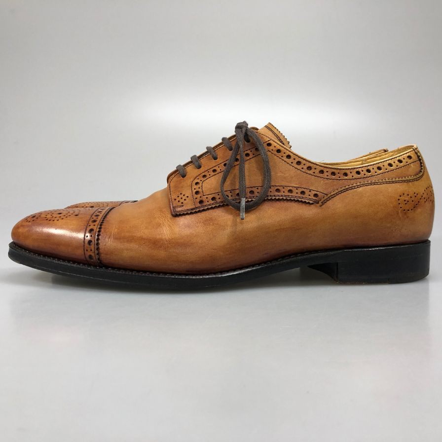 ユニオンインペリアル セミブローグ ブラウン メンズ サイズ 8EE UNION IMPERIAL PREMIUM Collection 約26.0cm【AFC31】