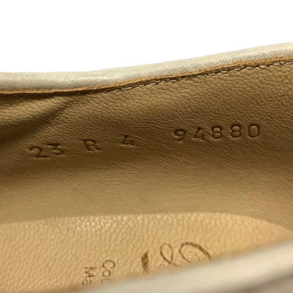 パラブーツ チロリアンシューズ 130471 ミカエル ラパン ファー サイズUK4 レディース ベージュ系 Paraboot MICHAEL LAPIN  約23.0cm【LA】【中古】