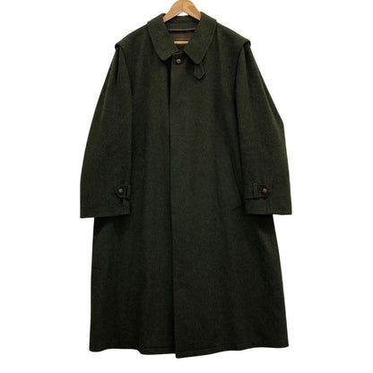 極美品◆アクアスキュータム ローデンコート ウール オリーブ  サイズ36 メンズ Aquascutum 【AFA4】