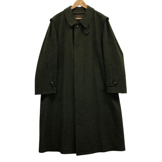 極美品◆アクアスキュータム ローデンコート ウール オリーブ  サイズ36 メンズ Aquascutum 【AFA4】