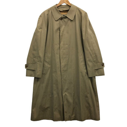 中古◆アクアスキュータム バルカラーコート 70年 ヴィンテージ イングランド製 ライナー付き ベージュ メンズ サイズ表記なし Aquascutum 【AFA2】