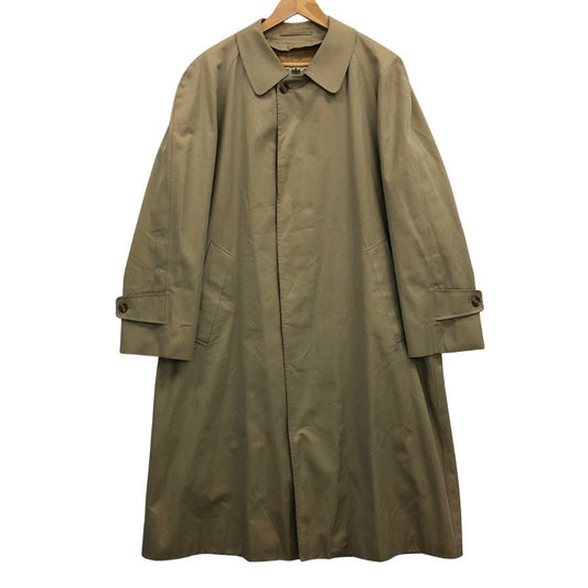 中古◆アクアスキュータム バルカラーコート 70年 ヴィンテージ イングランド製 ライナー付き ベージュ メンズ サイズ表記なし Aquascutum 【AFA2】
