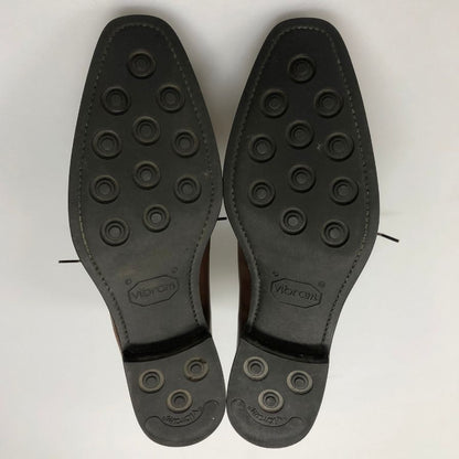 シェットランドフォックス チャッカブーツ 3076 コンビ グラスゴーシリーズ  ブラウン メンズ サイズUK7 SHETLANDFOX 約25.5cm【AFD3】