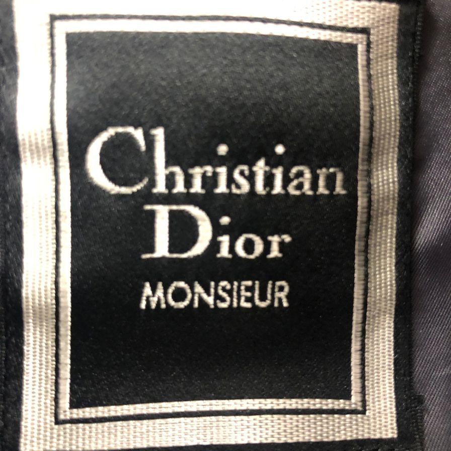 クリスチャンディオールムッシュ コート 80年代 グリーン チェック メンズ サイズ S Christian Dior MONSIEUR【LA】