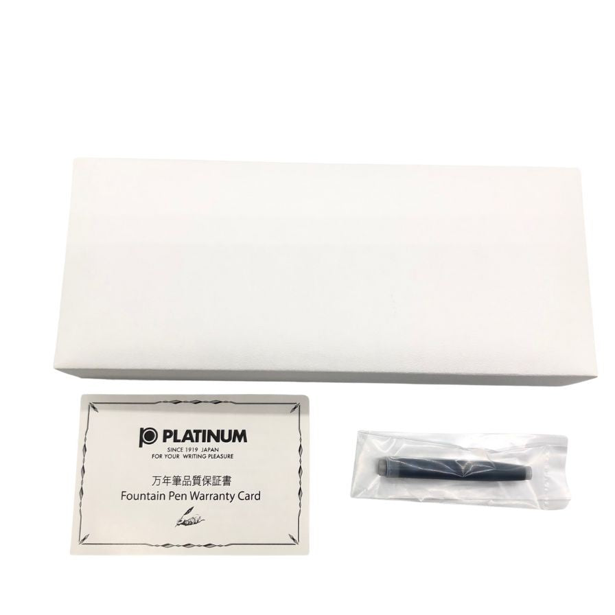 Very good condition ◆ Platinum Fountain Pen Century 3776 Nib 14K Yamanaka Fuji Five Lakes Series Clear PLATINUM [AFI3] 