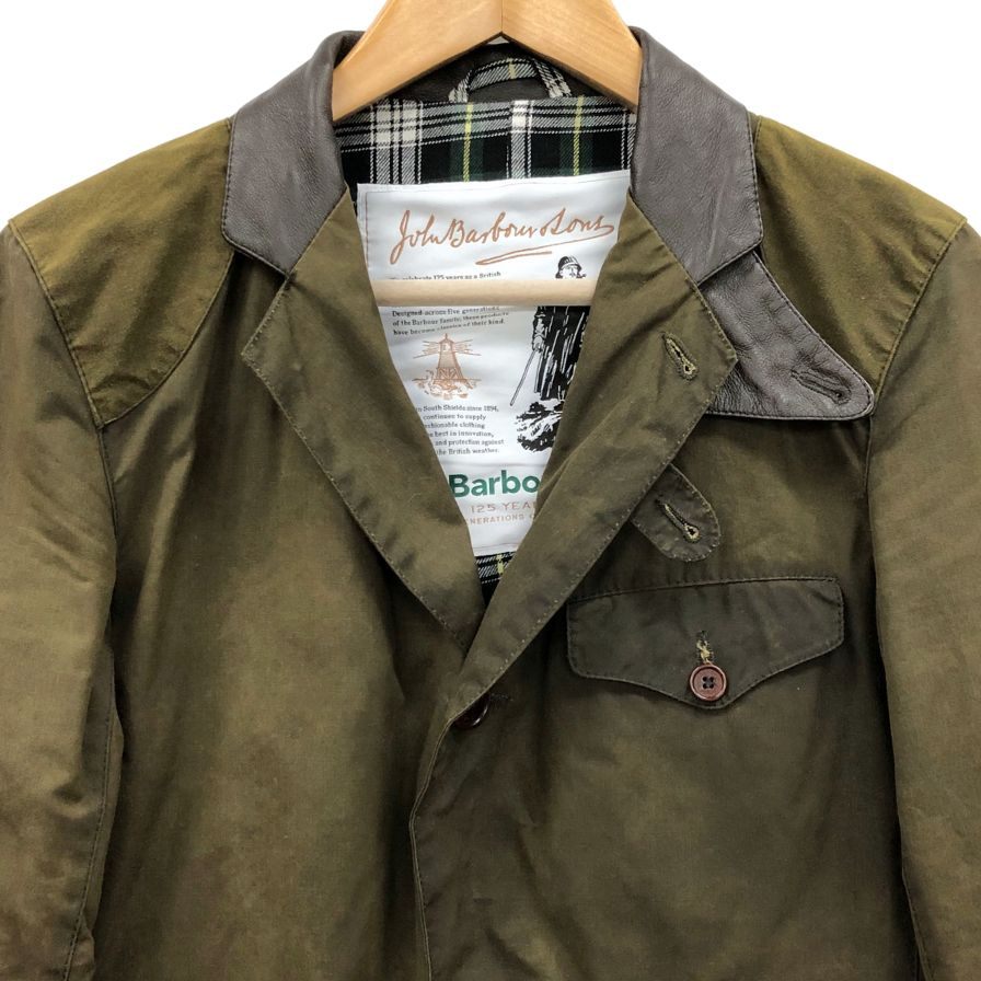 極美品◆バブアー コマンダージャケット 125周年記念モデル カーキ サイズS メンズ Barbour 【AFB46】