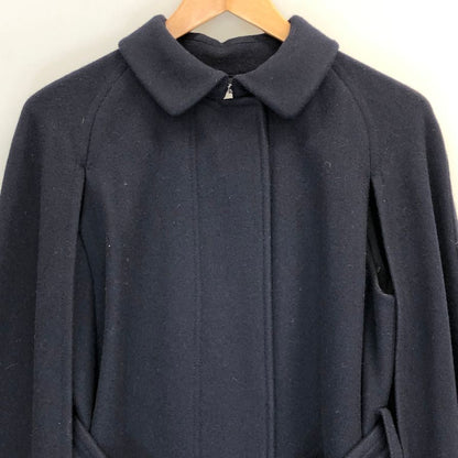 美品◆セルフォード コート ベルト付き レディース ブラック サイズ 36  CELFORD 【AFA4】
