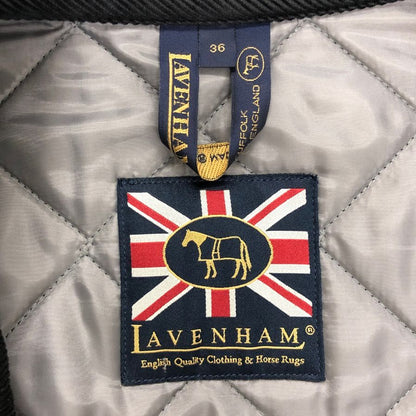 中古◆ラベンハム キルティングジャケット ウール メンズ グレー サイズ36 LAVENHAM 【AFB25】