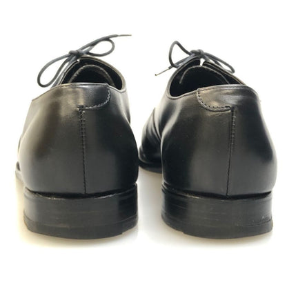 ジョージ クレバリー レザシューズ キャップトゥ 8401L-12 メンズ サイズ8E ブラック George Cleverley 約27.0cm【AFD9-2】