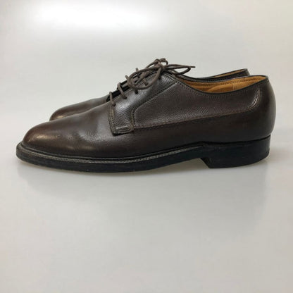 フローシャイム レザーシューズ 639629 プレーントゥ グレインレザー ダービー ブラウン メンズ サイズ8.5D FLORSHEIM 約26.5cm【AFC44-2】