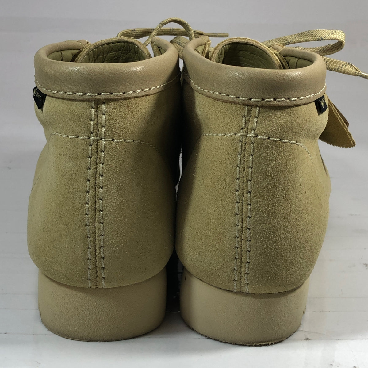 クラークス ワラビーブーツ スエード ゴアテックス メンズ メープル UK6.5G CLARKS 約24.5cm【AFD2】