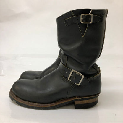 レッドウィング エンジニアブーツ 55360 メンズ サイズ 8ハーフ ブラック RED WING 約26.5cm【YB6】