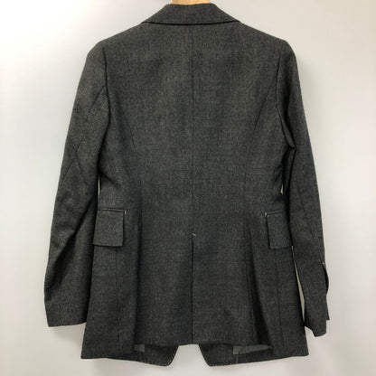 美品◆ラジョコンダ ウール テーラードジャケット グレー レディース サイズMJ-9 LA JOCONDE 【AFA18】